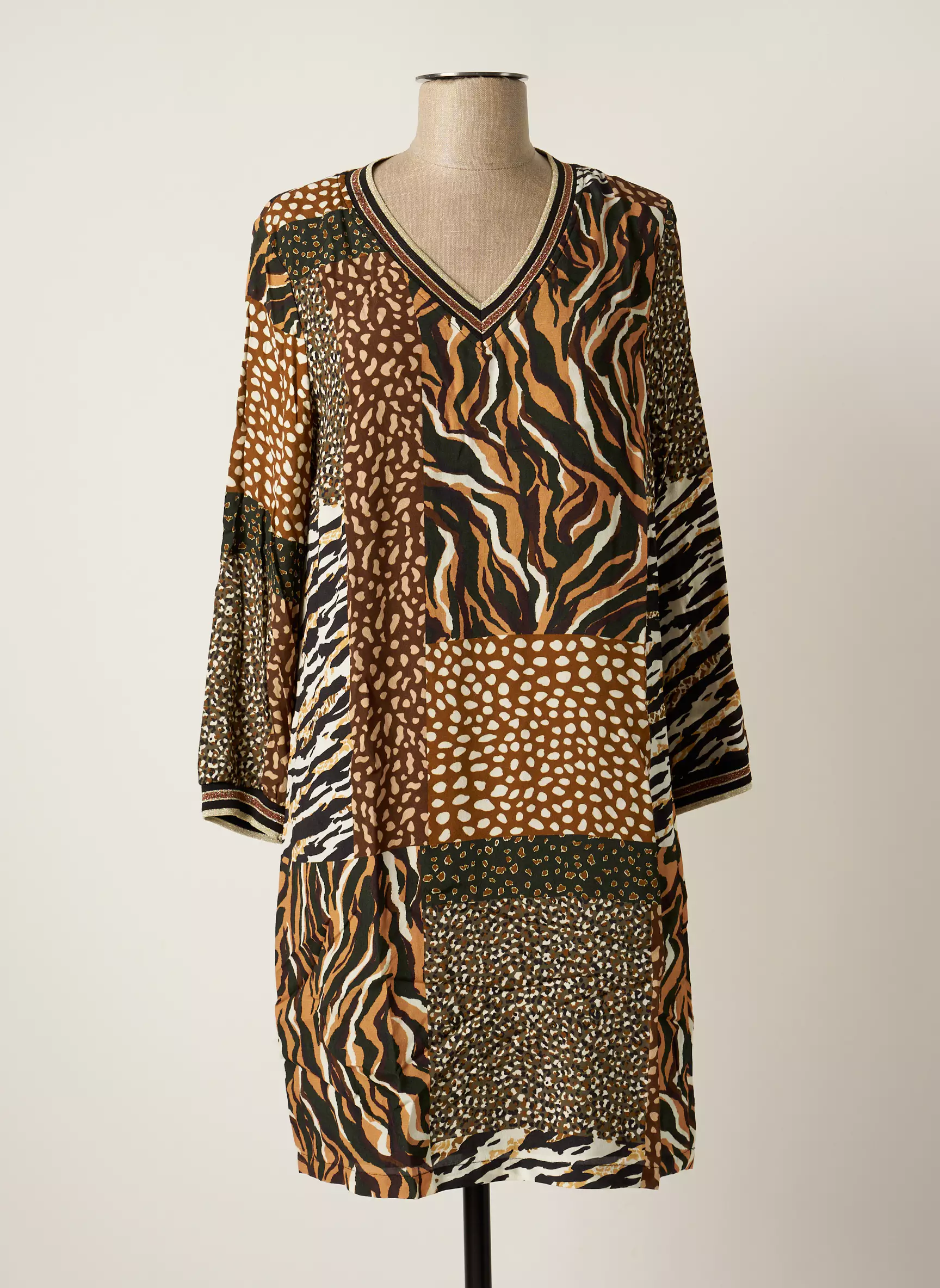 Signe Nature Robes Courtes Femme couleur marron