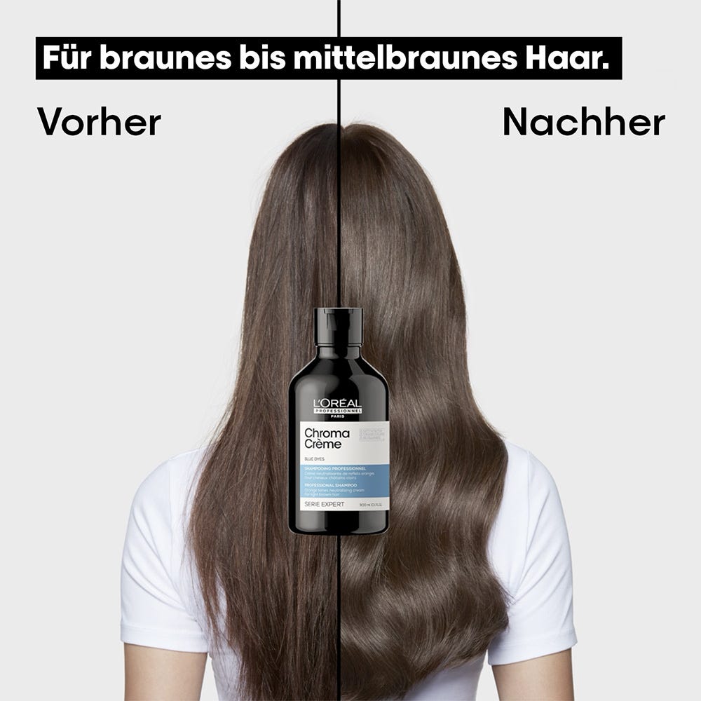 L'Oréal Professionnel Paris Serie Expert Metal DX Shampoo + Chroma Creme Blau Bundle