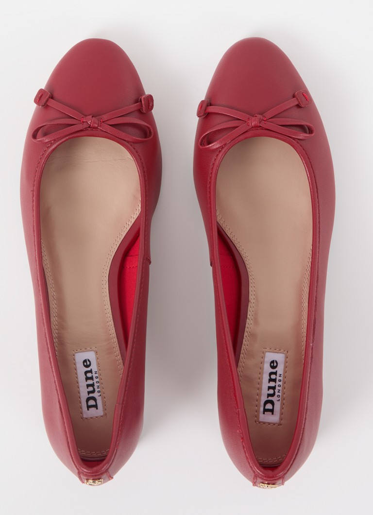 Dune London Ihailtavan nahkaiset ballerinat