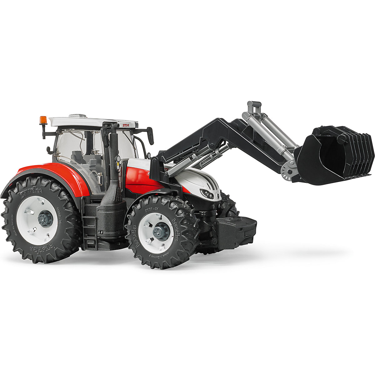 BRUDER 03181 Trak 42cm Steyr 6300 Terrus mit Frontlader