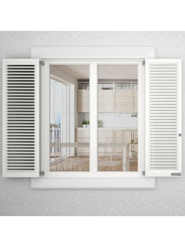 Intirilife Fliegennetz aus Fiberglas Meterware Maschenweite 1,2mm in Schwarz - Breite 150cm günstig kaufen onesize