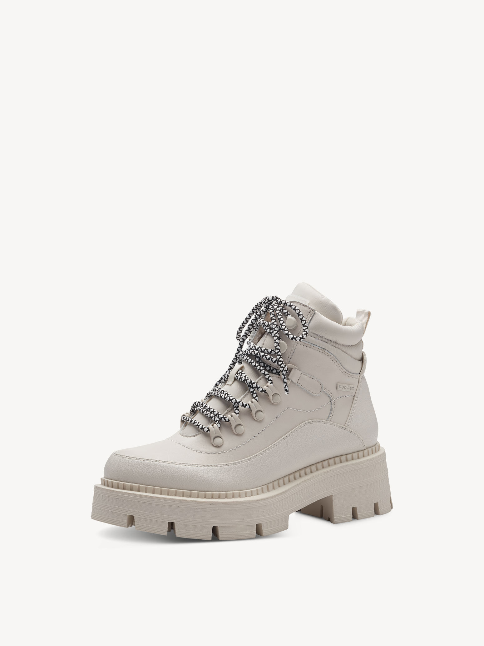 Bottine en cuir - blanc doublure chaude