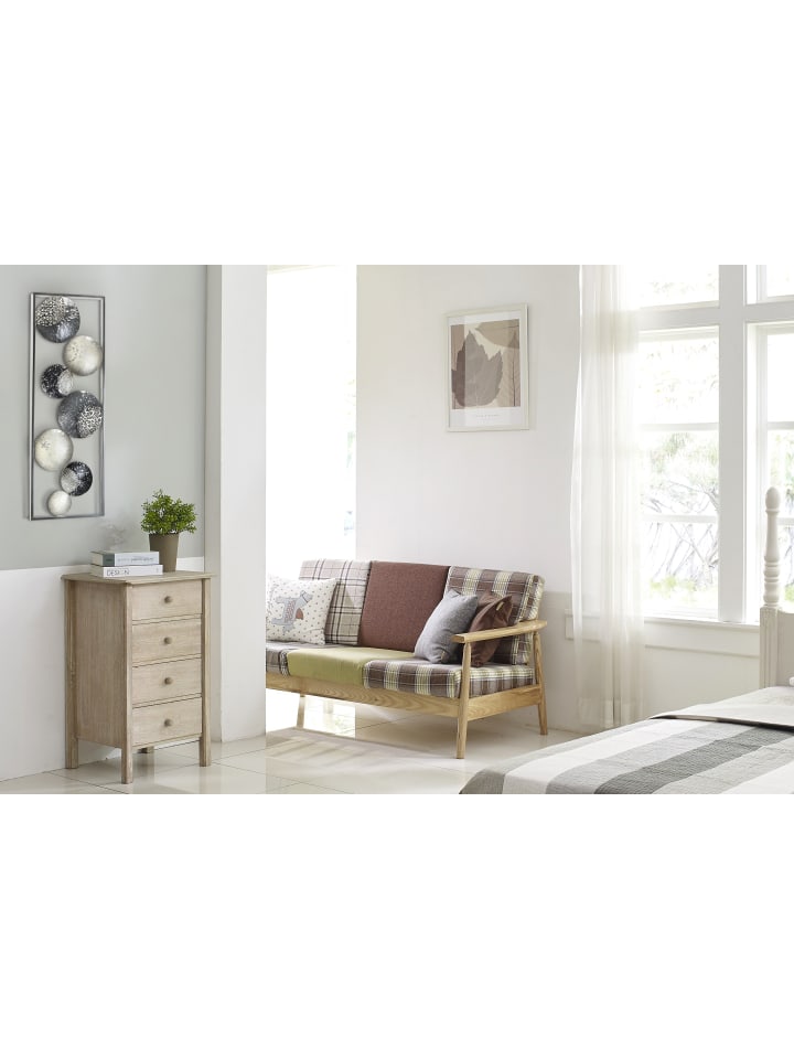 kobolo Metallbild SLICES in Grau günstig kaufen onesize