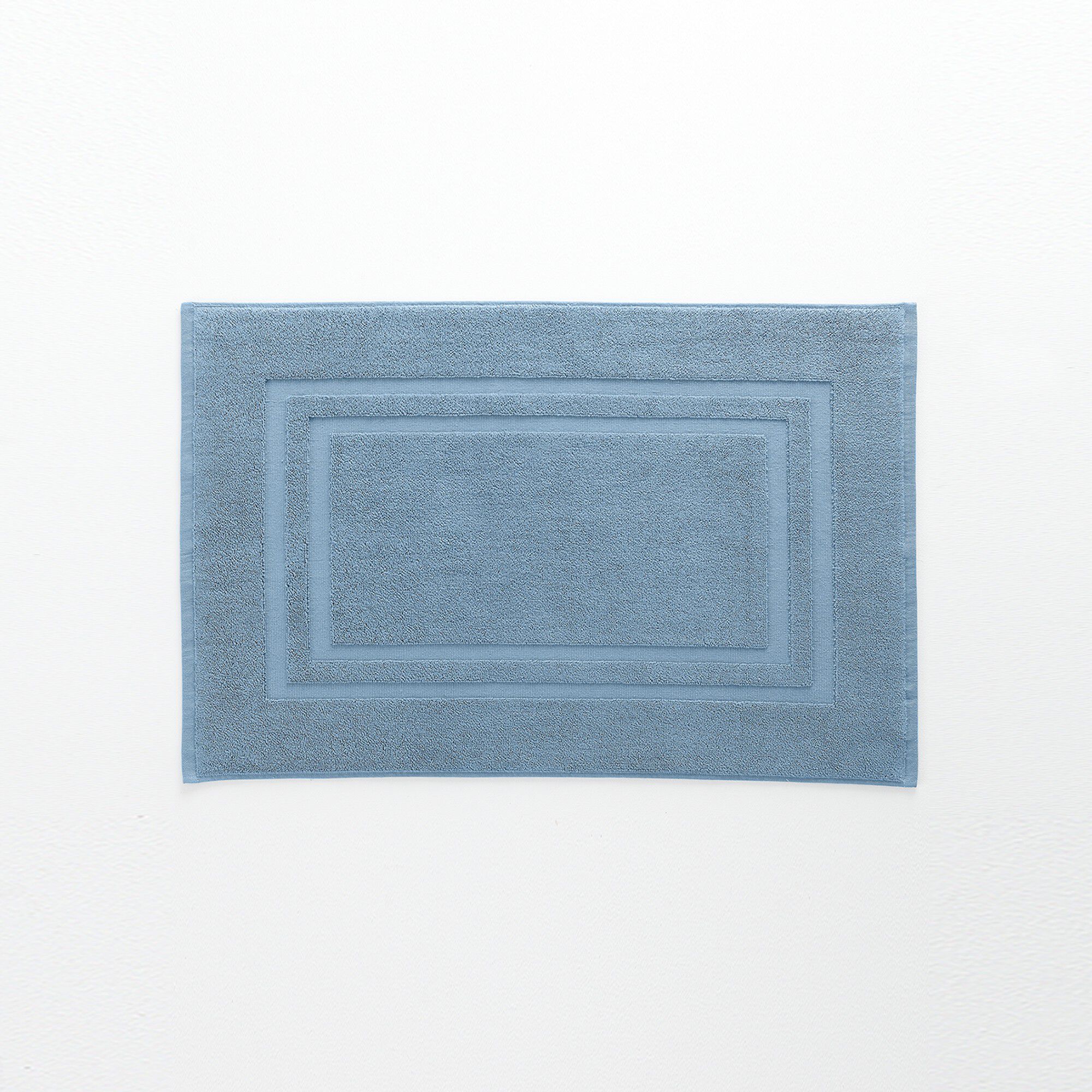 Tapis de bain éponge double liteau