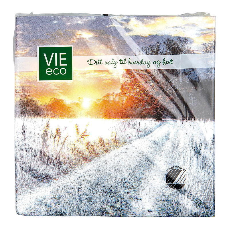 Vie Eco Servietter 20-pk 33x33 cm, Vinter