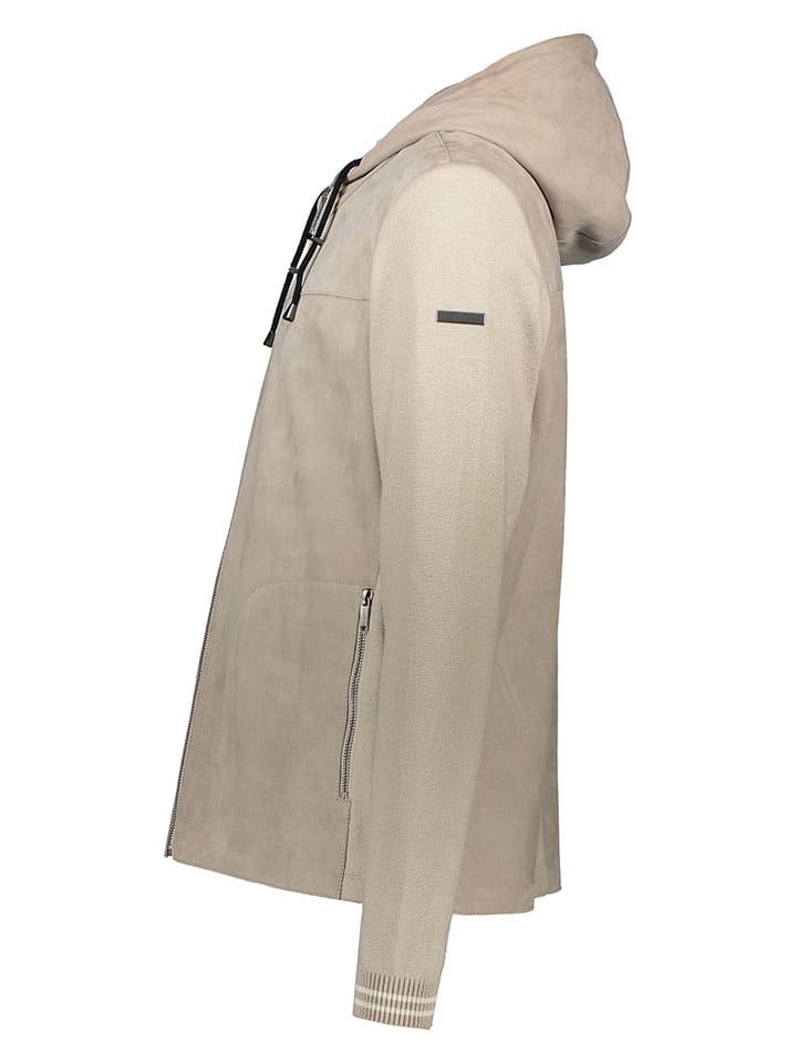 Bugatti Lederjacke in Beige günstig kaufen
