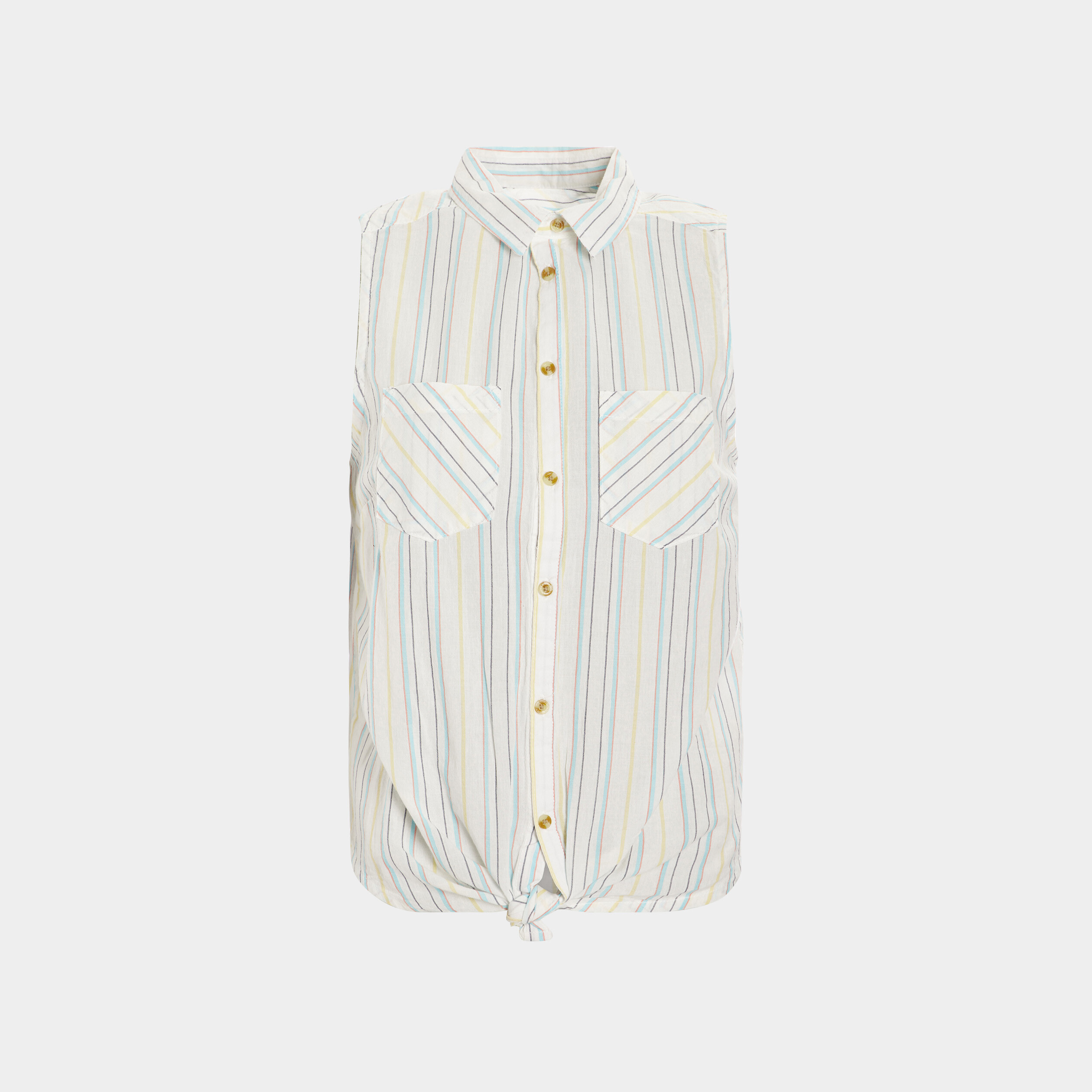 Chemise sans manches bleu femme | La Halle