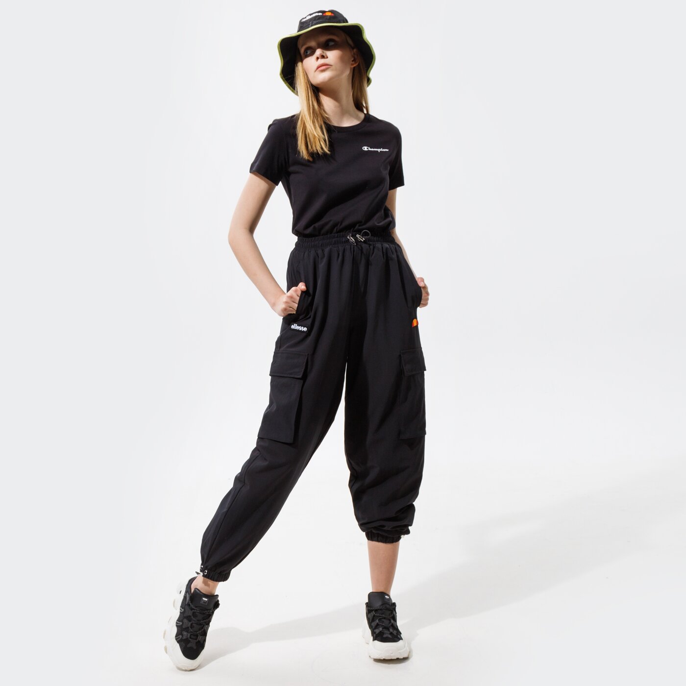 CHAMPION T-SHIRT CREWNECK T-SHIRT Schwarz