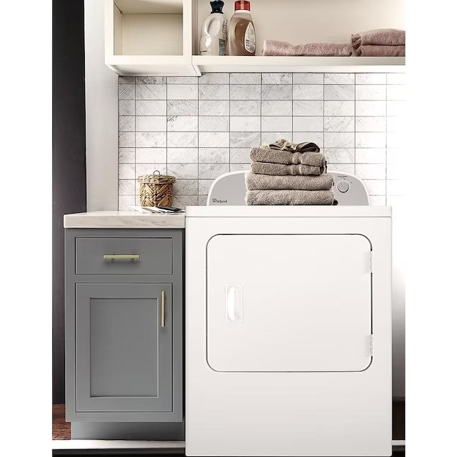 Whirlpool 7-cu ft Electric Dryer (White)