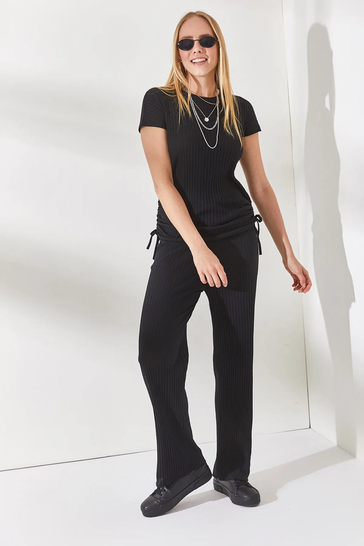 Olalook  Zweiteiler - Schwarz - Oversized