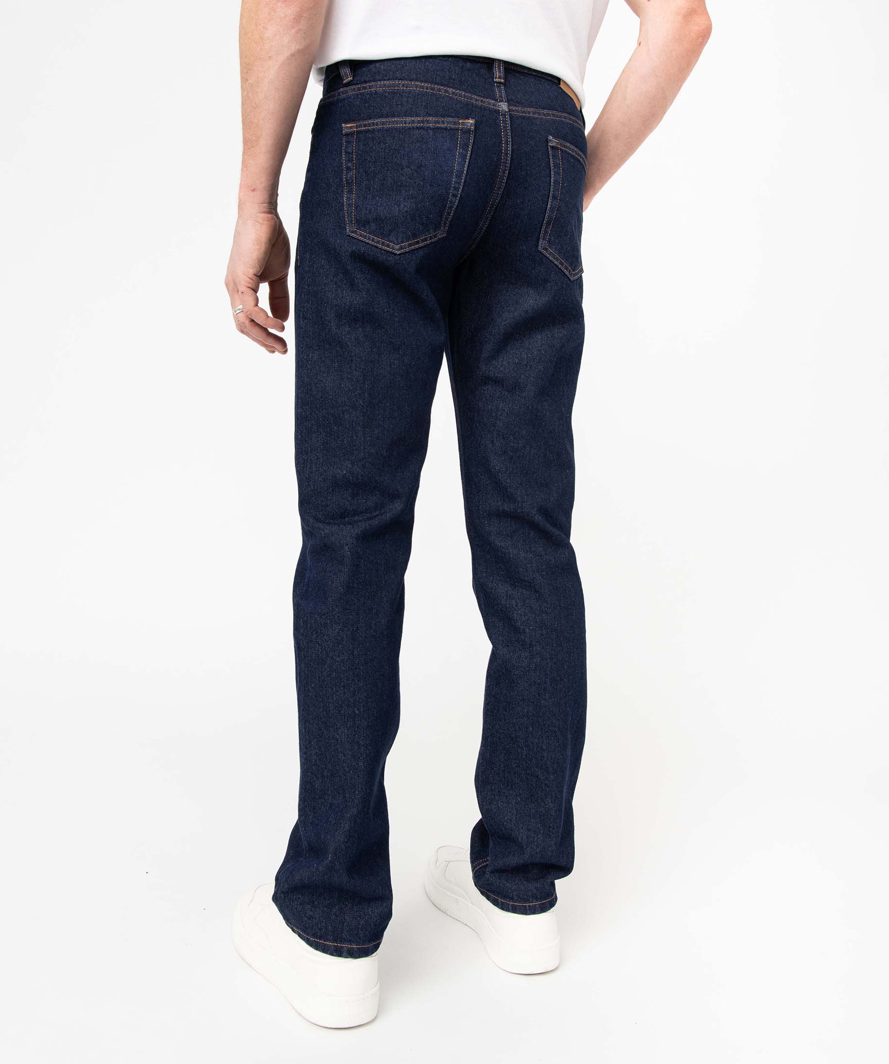 Jean homme coupe Regular légèrement délavé brut | GEMO