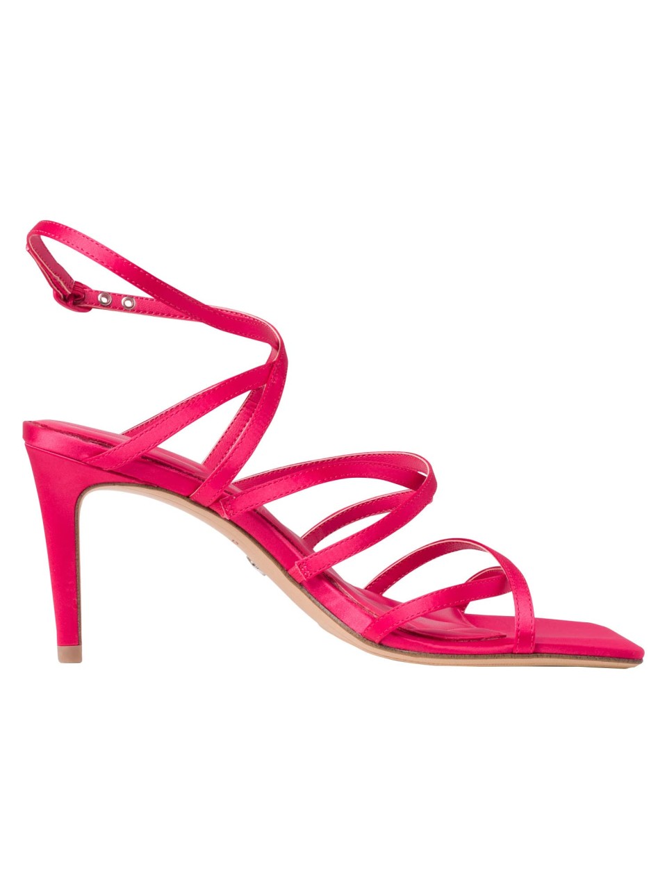 TAMARIS Klassische Sandalen lila/pink rasperry Textil