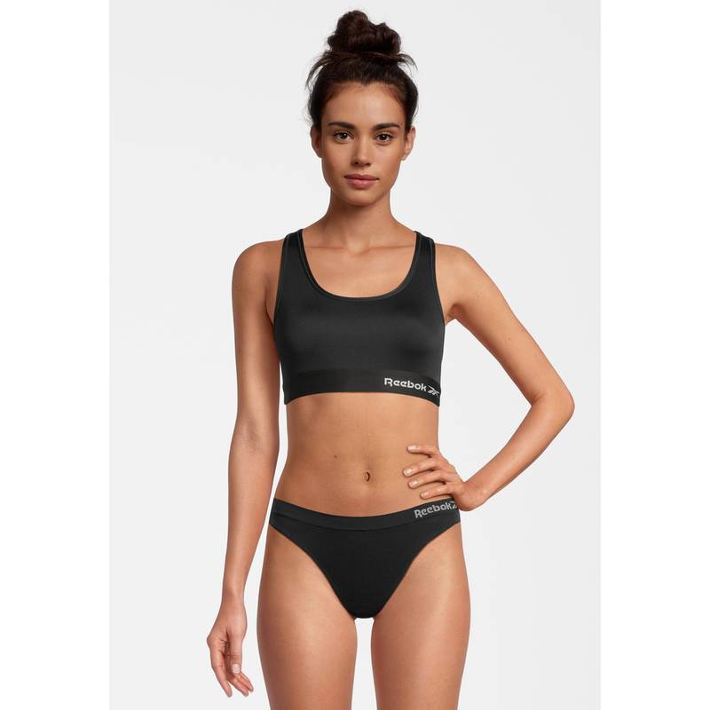 Reebok Womens Reebok Seamless Thong Unterhose Damen