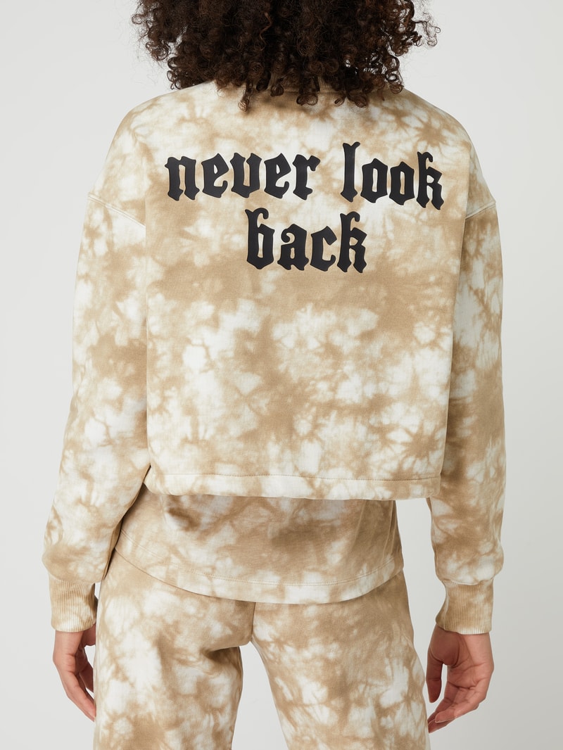 Custom Fit Sweatshirt im Batik-Look - Champion x P&C - Exklusiv bei uns in beige