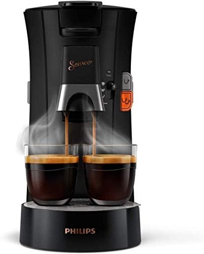 Philips SENSEO Select Machine à café à dosettes, Intensity Plus, Crema Plus, Sauge, Une ou deux tasses à la fois, Bec verseur métallique ajustable (CSA240/61)