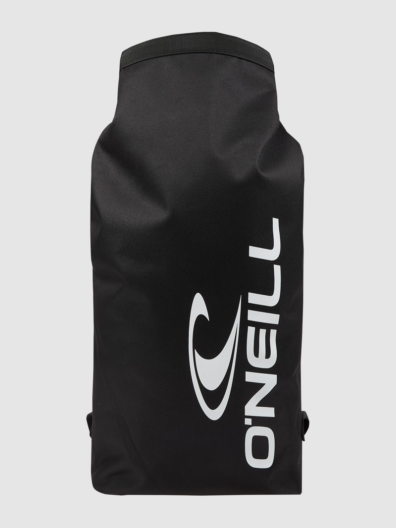 Rucksack mit Logo - wasserdicht in schwarz