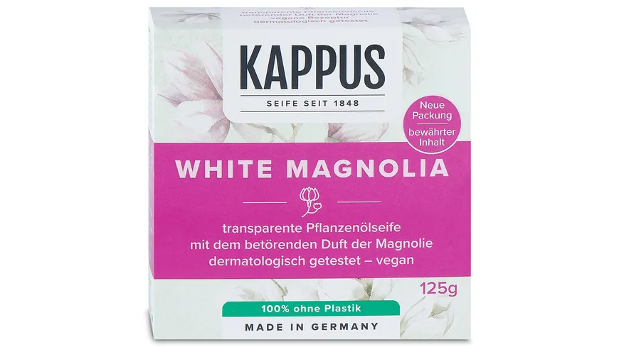Kappus Luxusseife White Magnolia 125 g