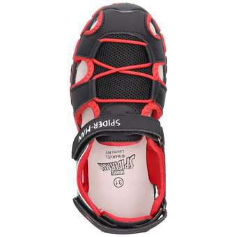 Spiderman Sandale in schwarz