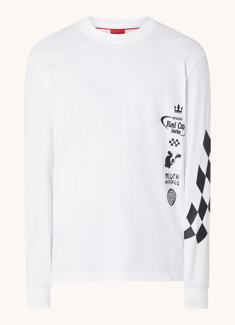 HUGO BOSS Dasino sweater with logo and back print