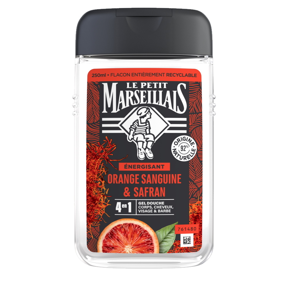 le petit marseillais LE PETIT MARSEILLAIS DOUCHE HOMME ORANGE SANGUINE & SAFRAN 250ML Gel Douche