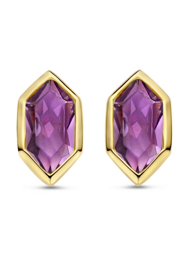 TI SENTO - Milano Stud Earrings gold plated 7944PU_H