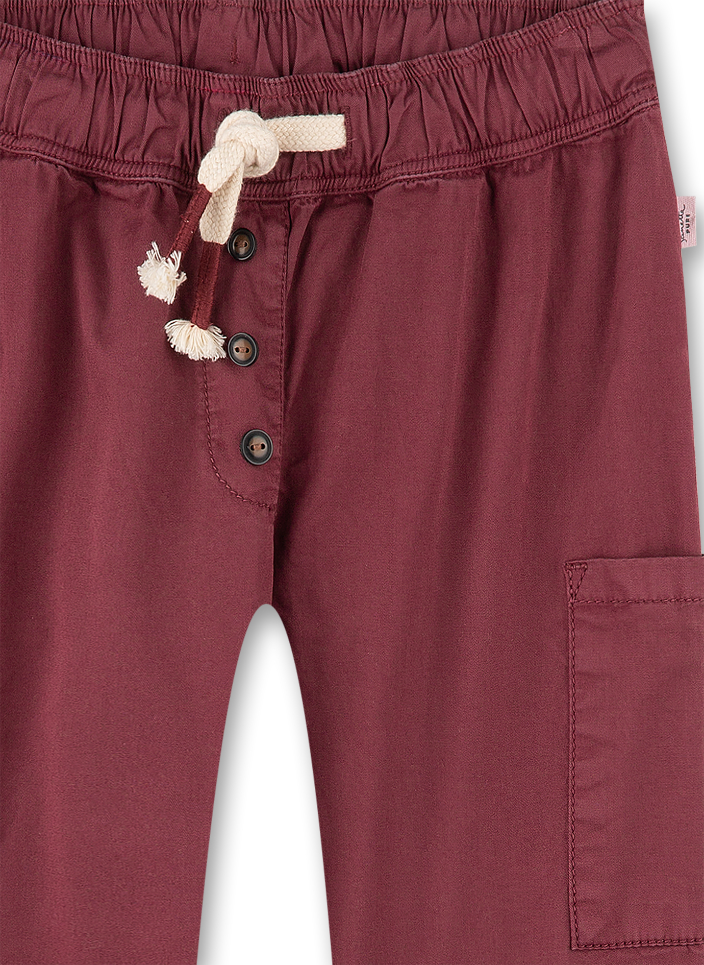 Mädchen-Hose Weinrot