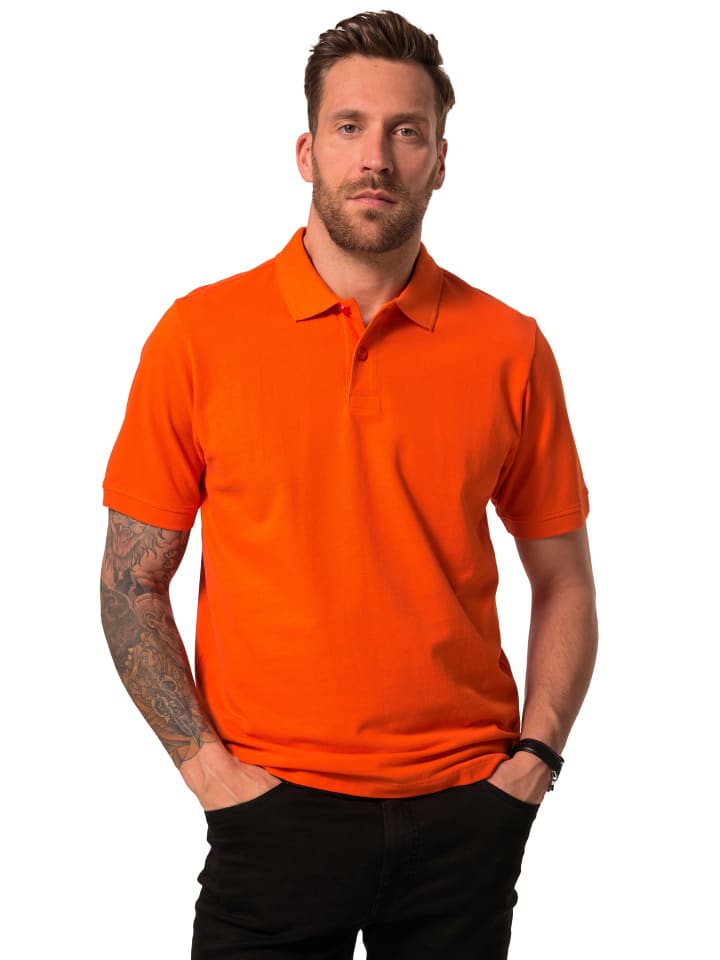 JP1880 Poloshirt in orange günstig kaufen