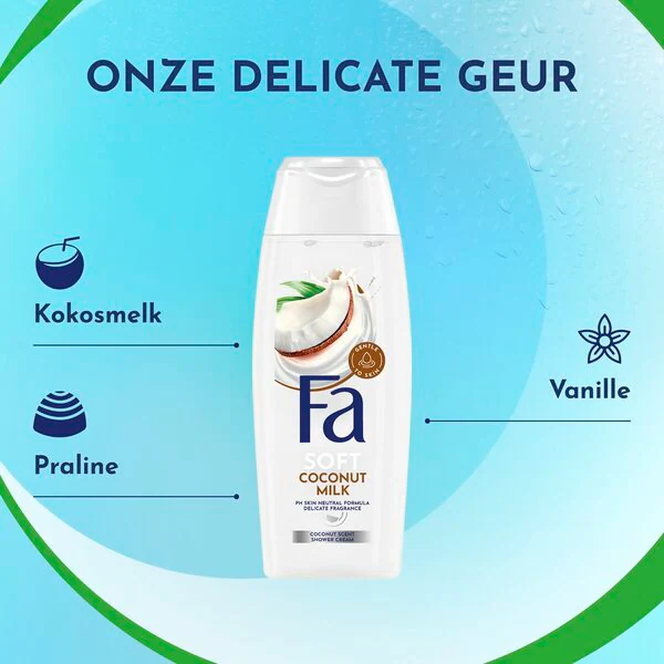 Fa kookosmaidon suihkuvoide 250ml