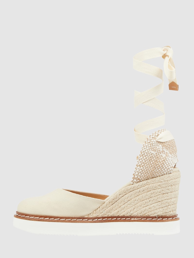 Wedges aus Textil Modell 'Cintia' in offwhite