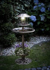 UPP 4in1 Solar-Vogelbad bronze