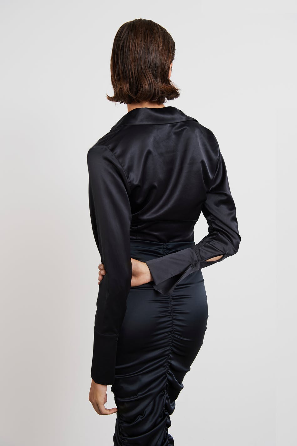 Chania satin shirt