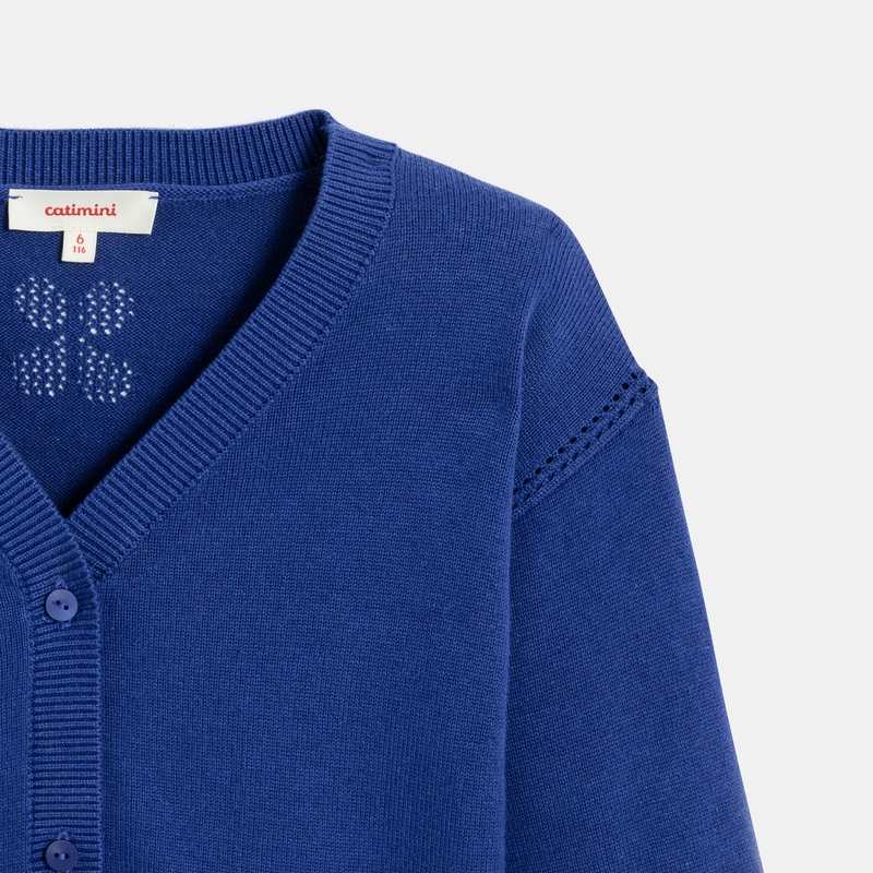 Cardigan fille bleu Catimini