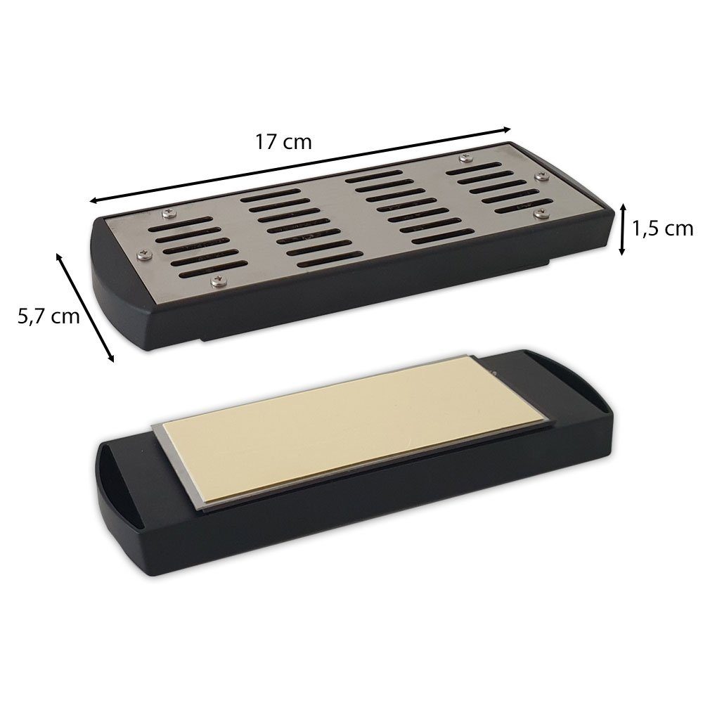 Coumo Humidor Profi Metall Humidorbefeuchter XL, Für 100 Zigarren, Acrylpolymere