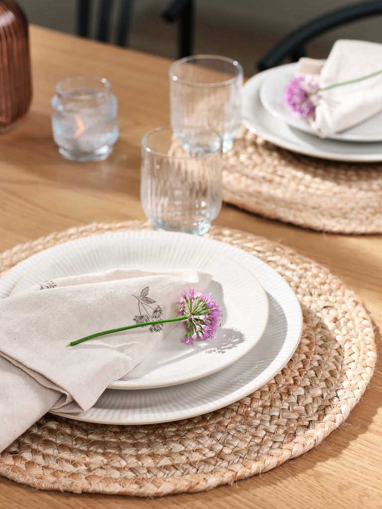 Talerz STEFFEN Ø27cm ceramiczny biały