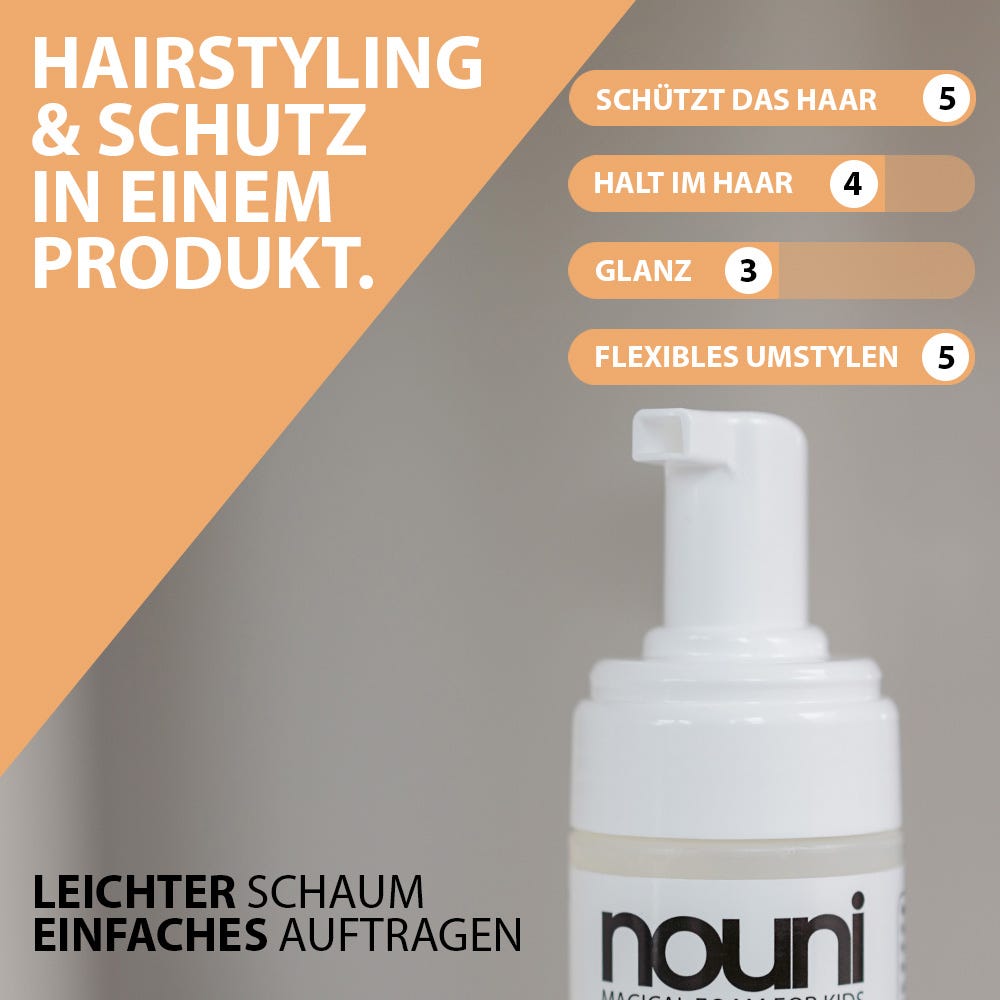 nouni Haarstyling Schaum für Kinder 100 ml