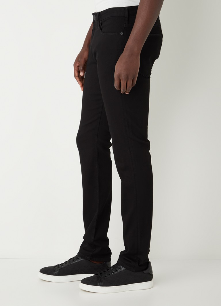 Obcisłe jeansy Emporio Armani z kolorowym przetarciem