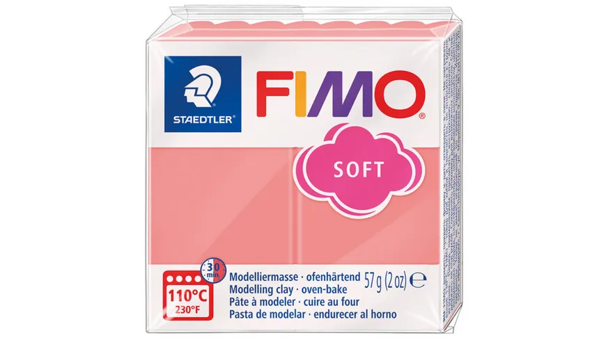 STAEDTLER Modelliermasse FIMO® effect Modelliermasse Grapefruit 57 g