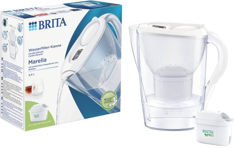 BRITA MXPRO 125219 Wasserfilterkanne Weiß