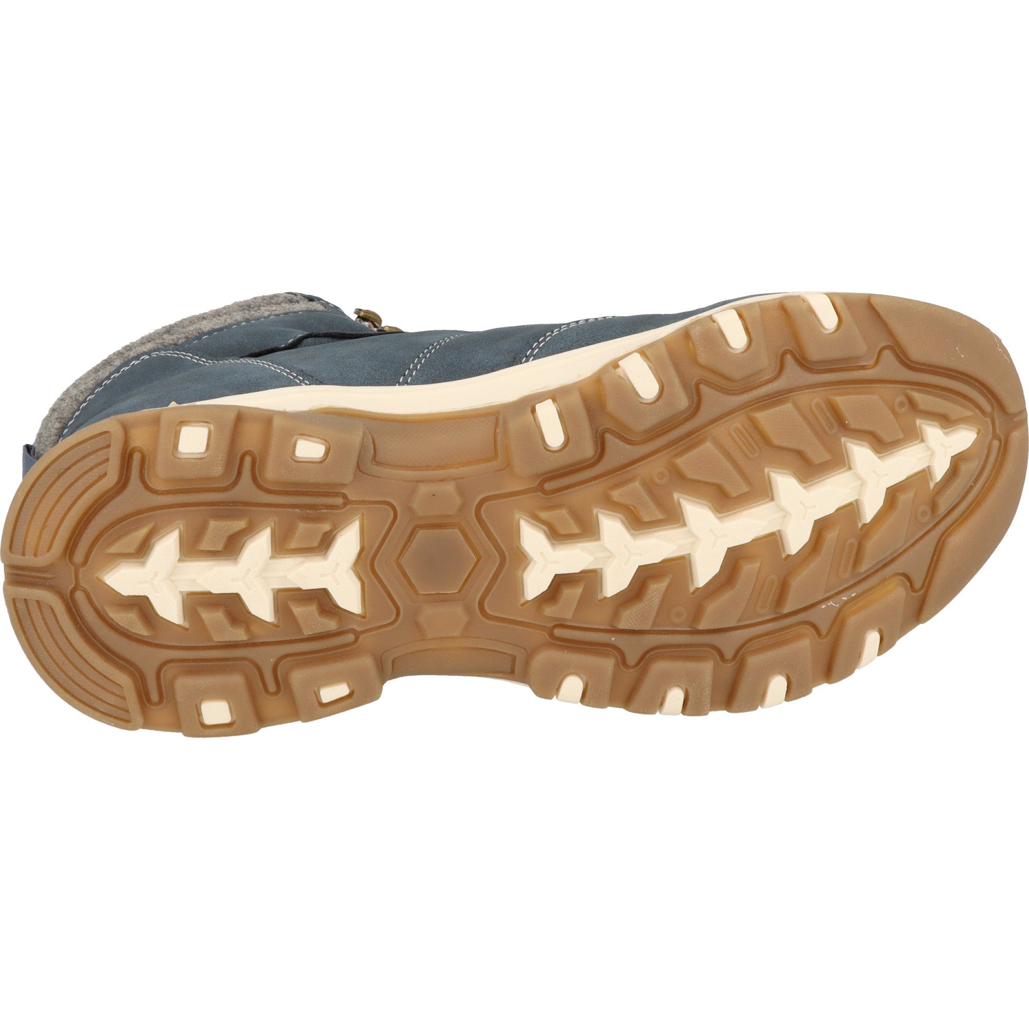 Jane Klain Damen Schuhe Tex Trekking Wanderstiefel 252-800 gefüttert Navy Trekkingschuh