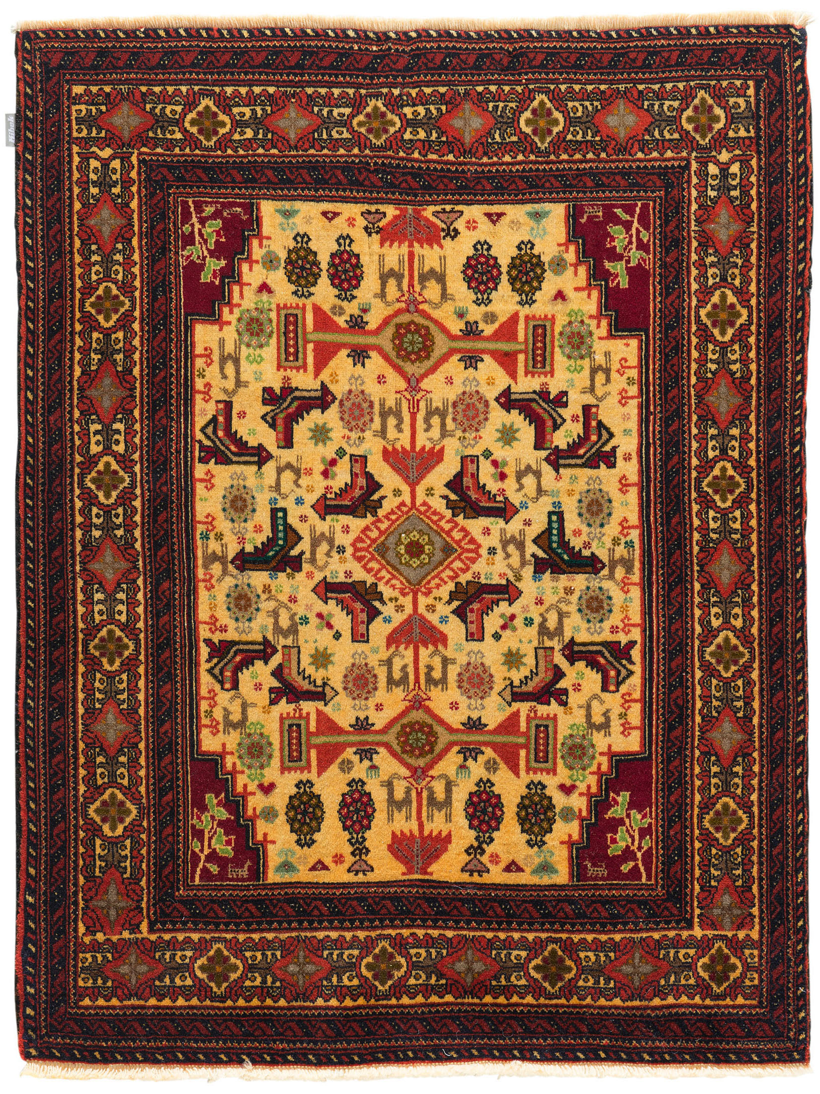 Belutsch ca. 98 x 122 cm, Unikat / Einzelstück
