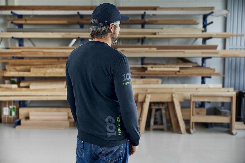 Festool Tillbehör 578388 LS-FT1-M Långärmad skjorta 100 år mörkblå herrstorlek M