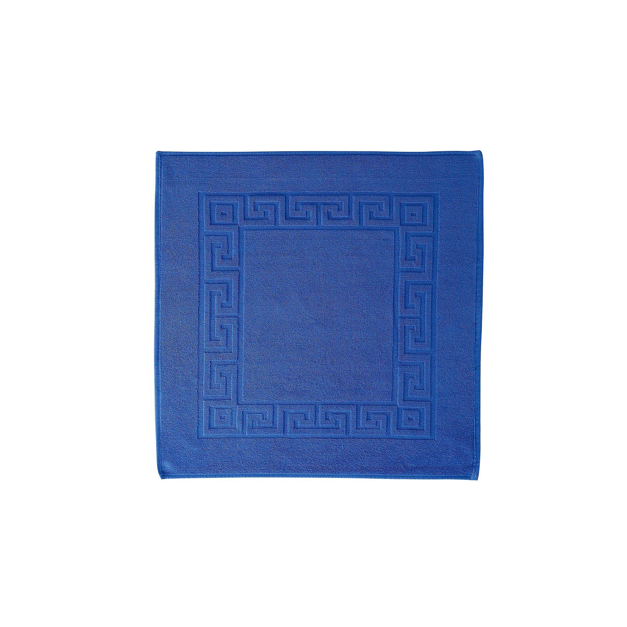 Tapis de bain éponge liteau motif frise grecque