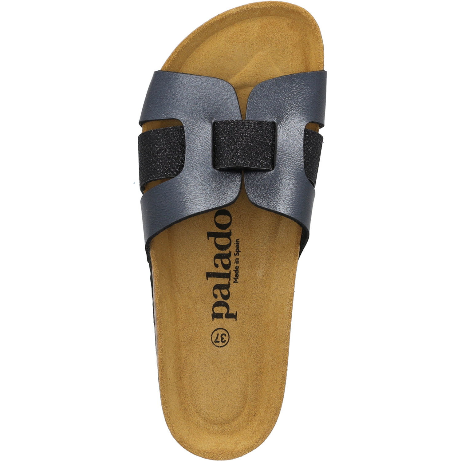 Palado Crisui, Pantoletten, Damen, Schwarz Metallic