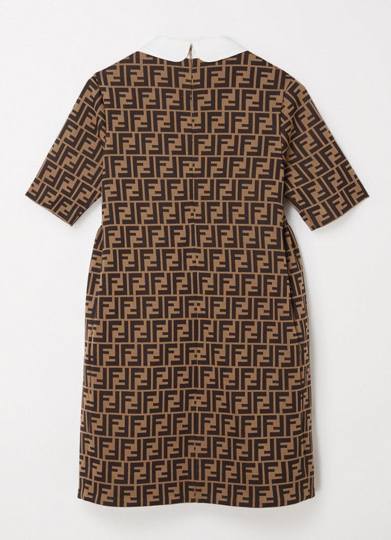 Fendi Shirt dress with logo print