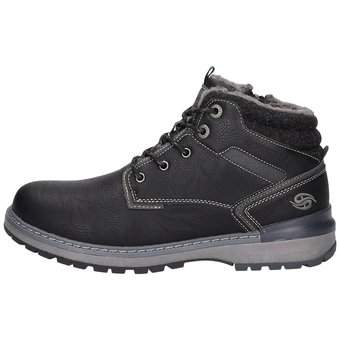 Dockers Schnürstiefelette in schwarz