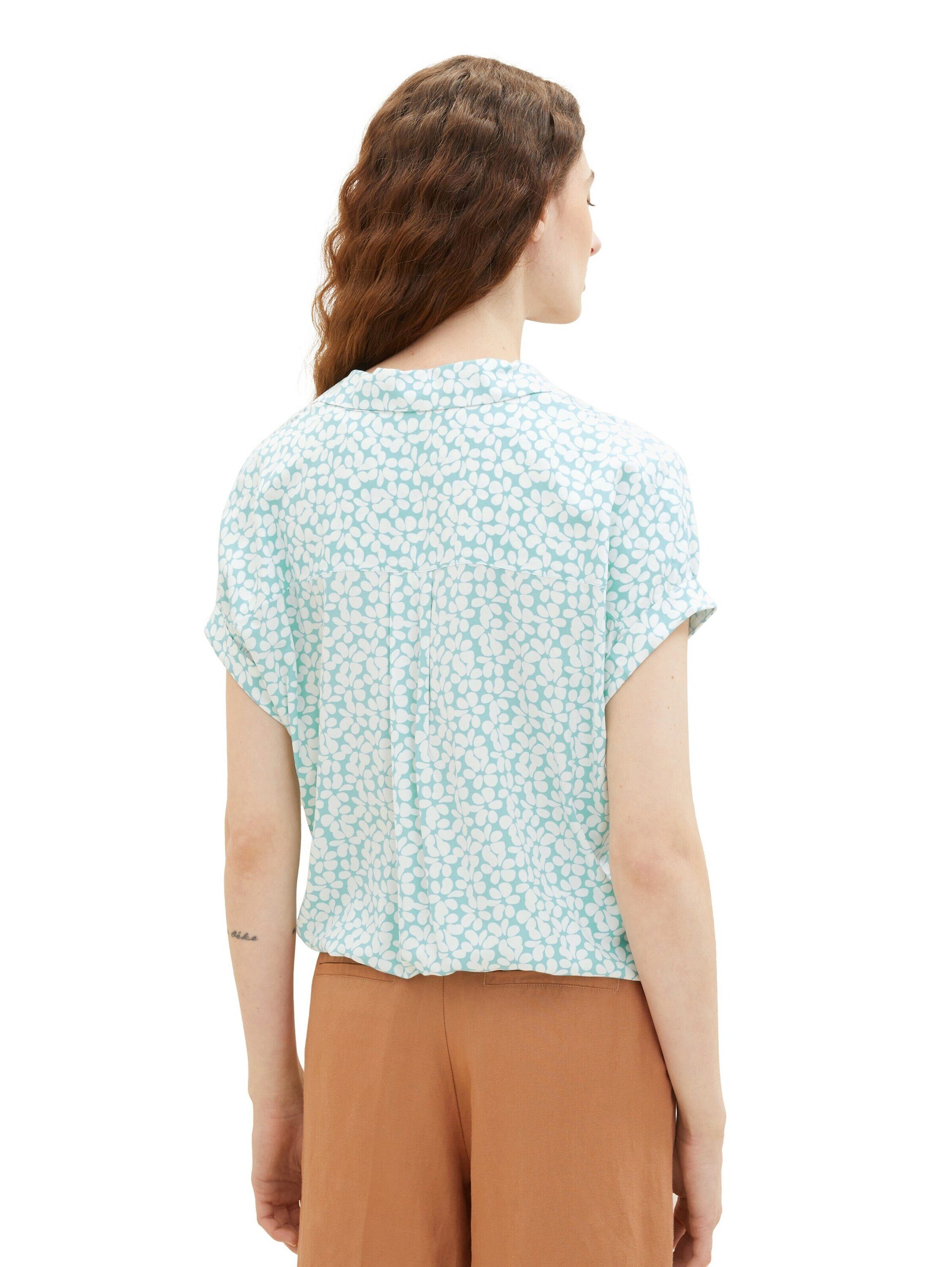 TOM TAILOR Funktionsbluse (1-tlg) Drapiert/gerafft, Falten
