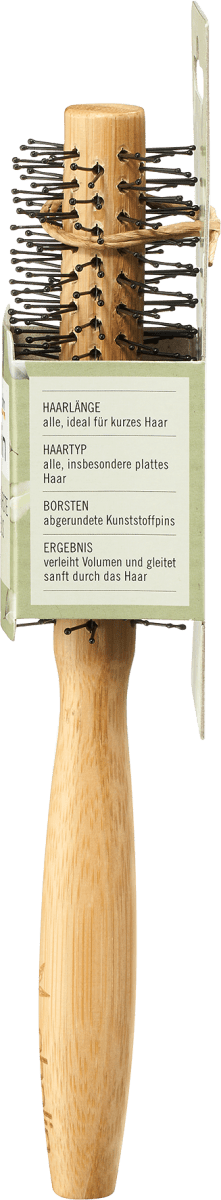 Rundföhnbürste aus Bambus, 1 St