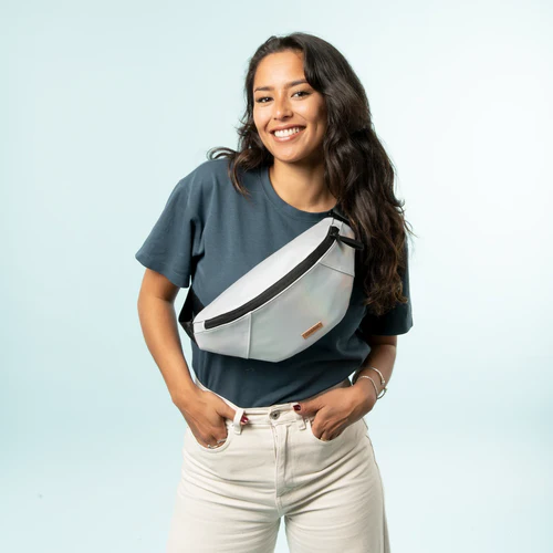 Medium Silver Rennes Fanny Pack