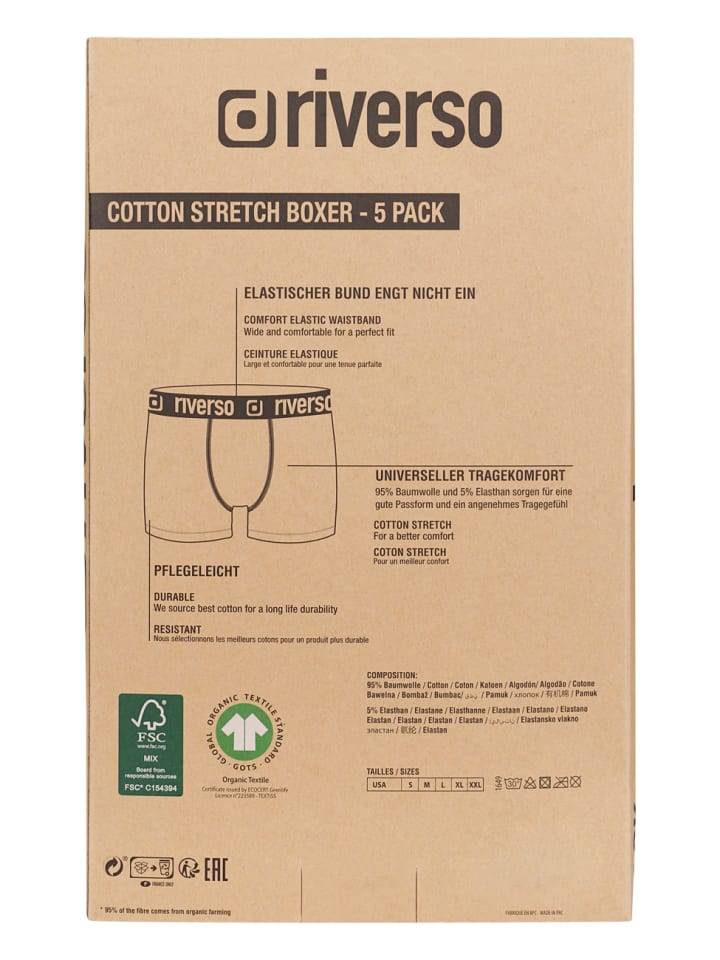 riverso  Trunk RIVHarry regular/straight in Mehrfarbig günstig kaufen