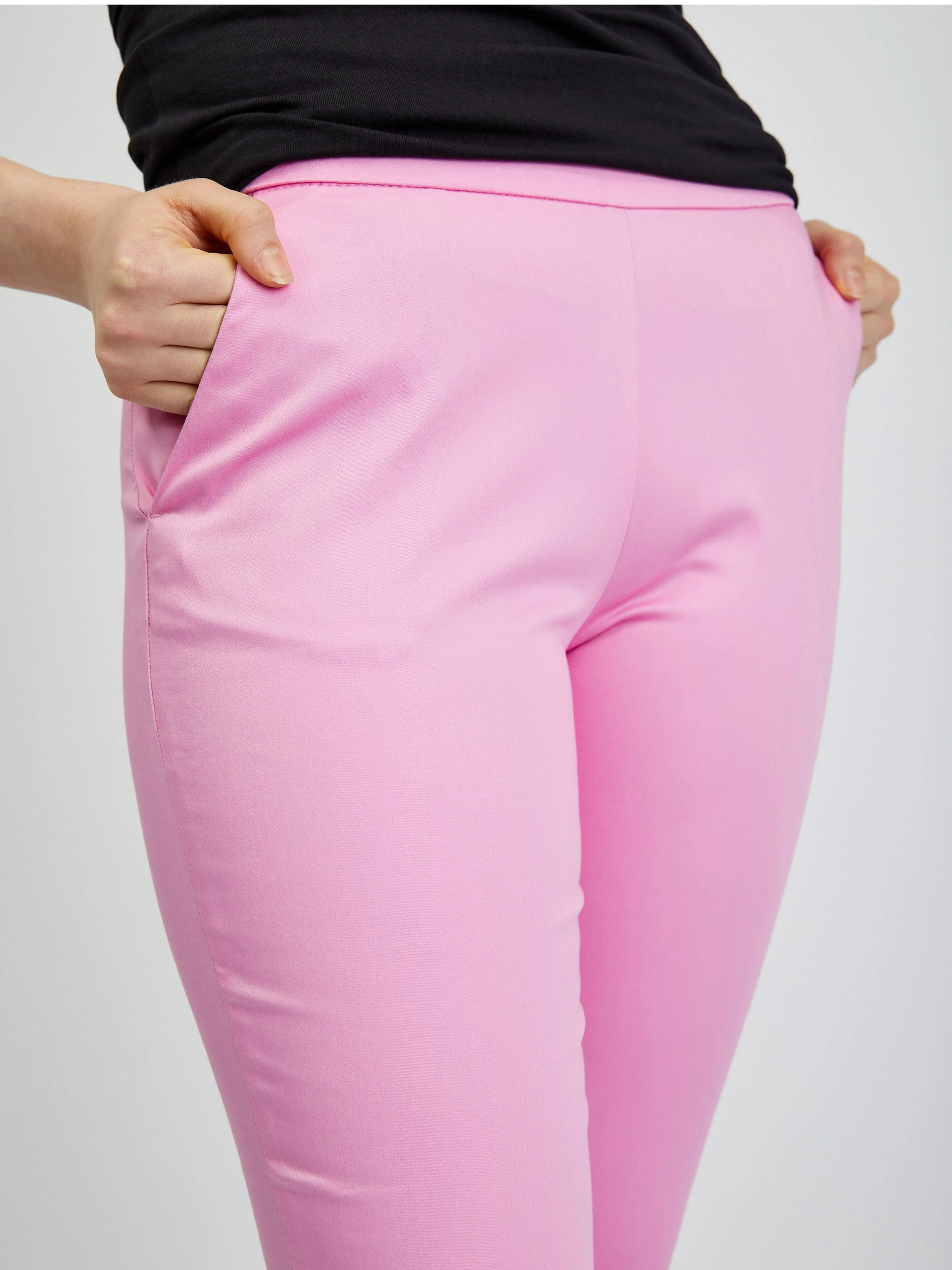 Rosa Damen-Cropped-Hose ORSAY